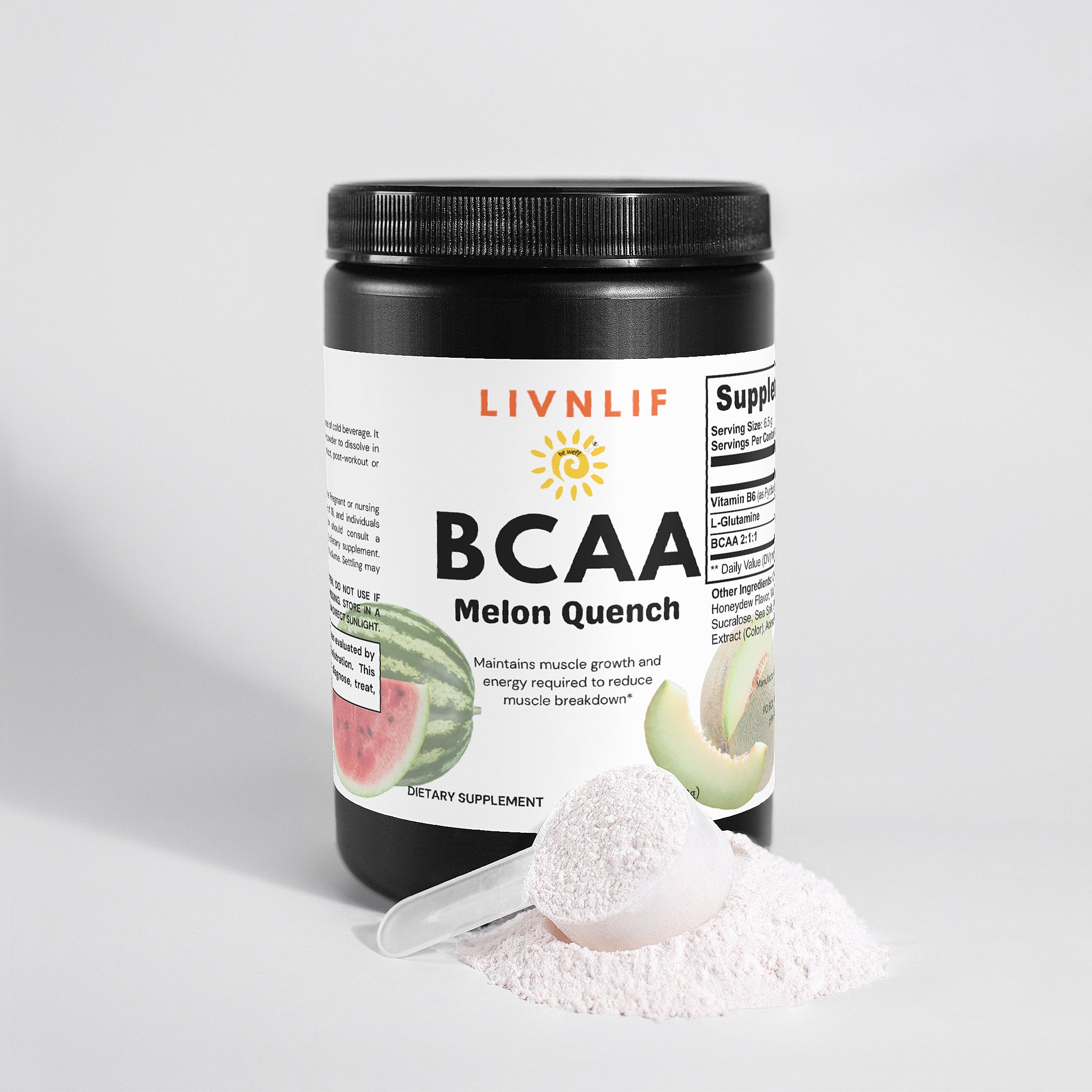 BCAA Post Workout Powder (Honeydew/Watermelon)