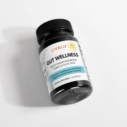 Gut Wellness - Birch Chaga Mushroom with Humic & Fulvic Acid