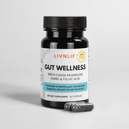 Gut Wellness - Birch Chaga Mushroom with Humic & Fulvic Acid