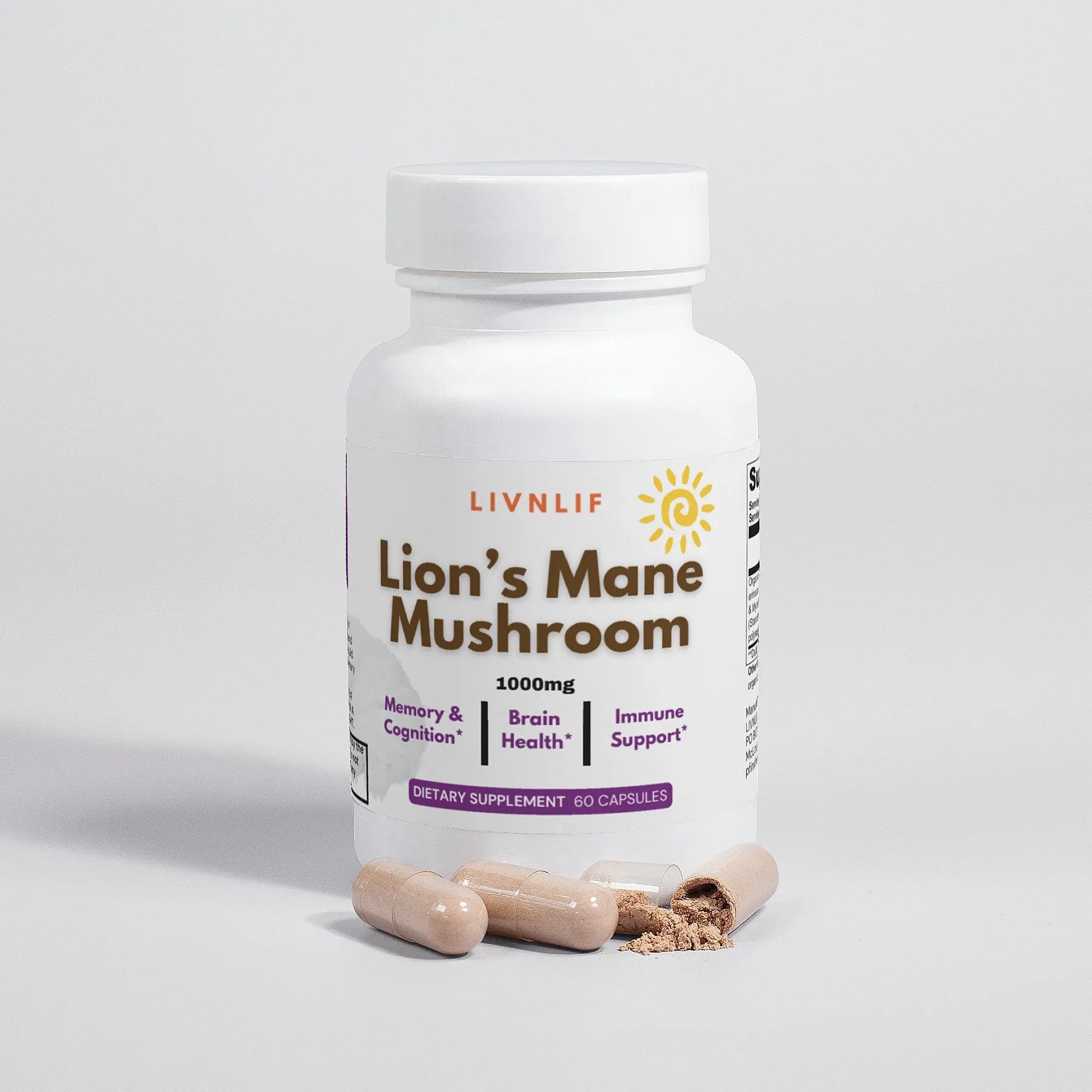 Lion's Mane Mushroom LIVNLIF