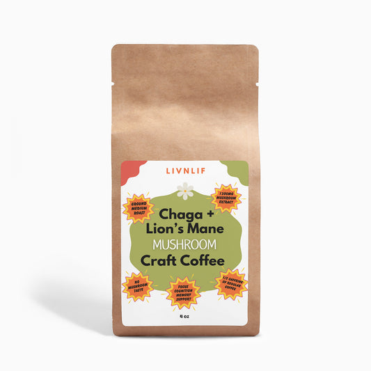 Mushroom Coffee - Chaga & Lion's Mane 4 oz Sample