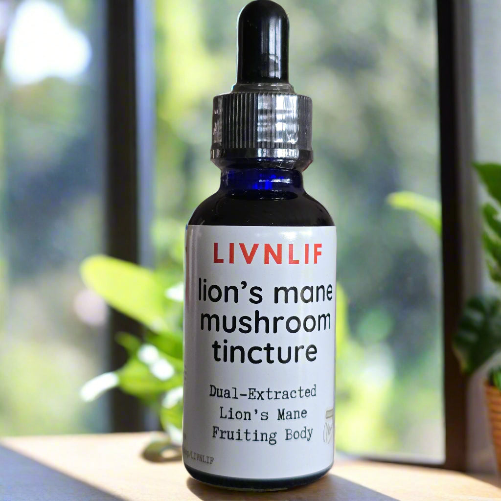 Lion's Mane Tincture Dual-Extracted Fruiting Body