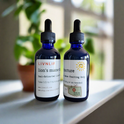 Lion's Mane Tincture Dual-Extracted Fruiting Body