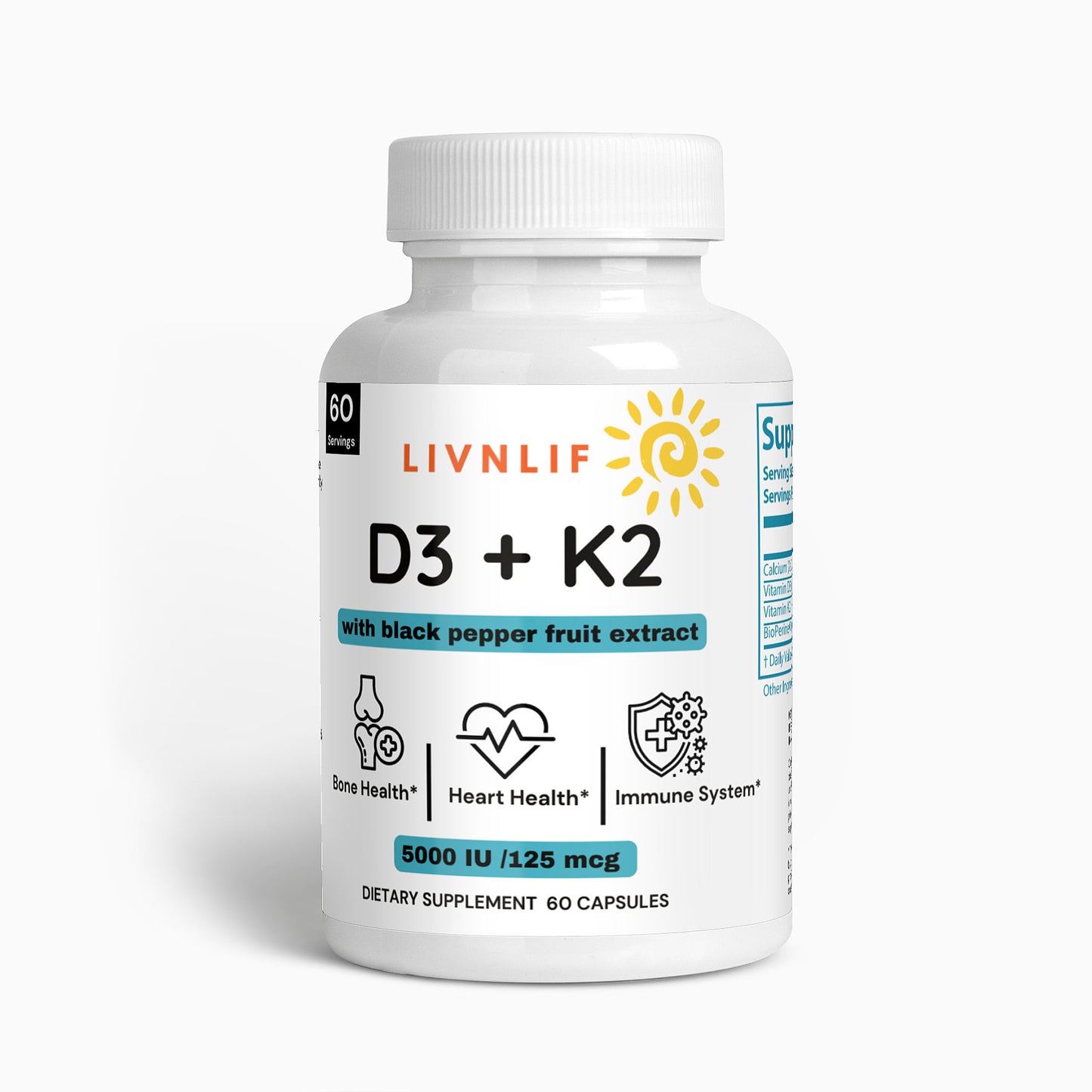 Vitamin D3 + K2